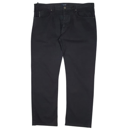 Mens Black Armani Jeans Chino Trousers