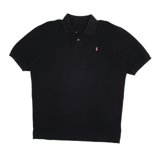 Mens Black Polo Ralph Lauren Short Sleeve Polo Shirt