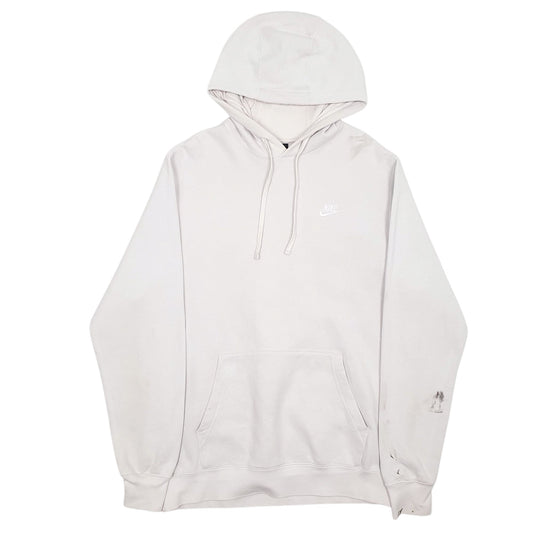 Mens White Nike Hoodie Jumper