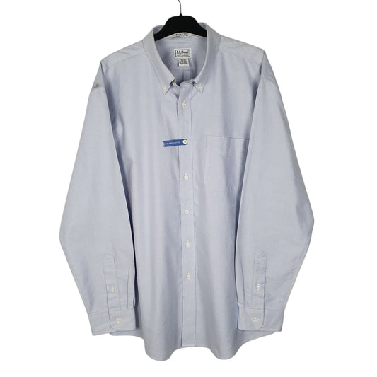 Mens Blue L.L.Bean Long Sleeve Shirt