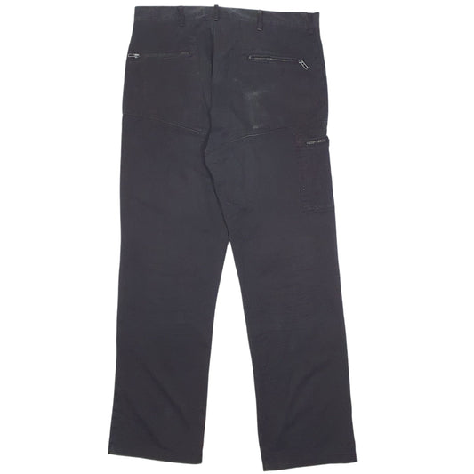 Mens Black Dickies Workwear Trousers