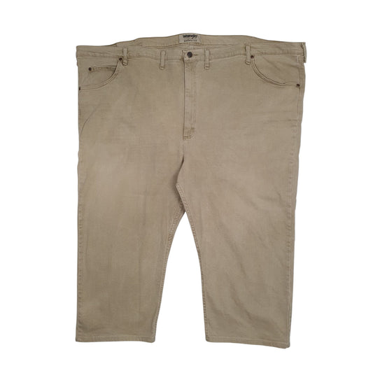 Mens Beige Wrangler Casual JeansW58 L23