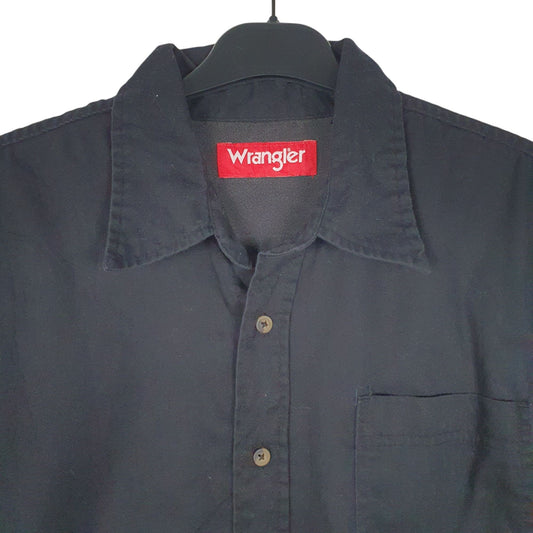 Mens Black Wrangler Shirt
