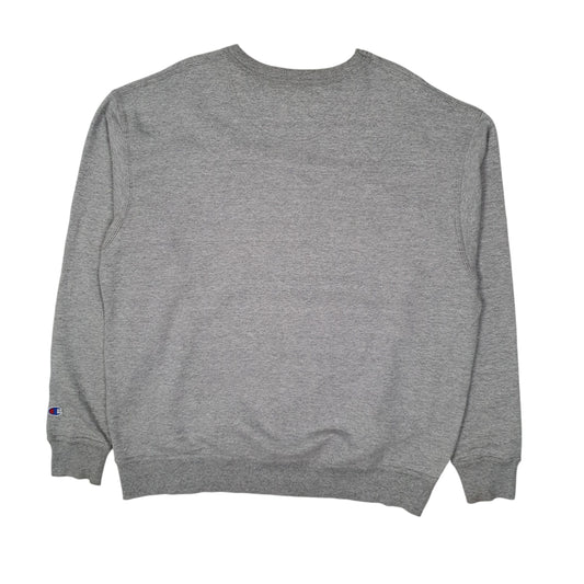 Mens Grey Champion Crewneck Jumper