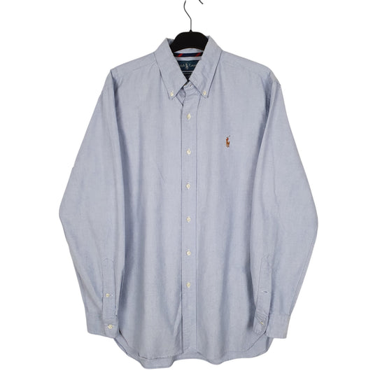 Mens Blue Ralph Lauren Long Sleeve Shirt
