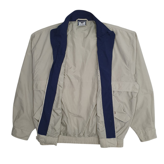 Mens Beige Lee Vintage 90s Bomber LINPAC UK US Military Coat