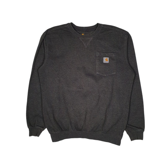 Mens Grey Carhartt Crewneck Jumper