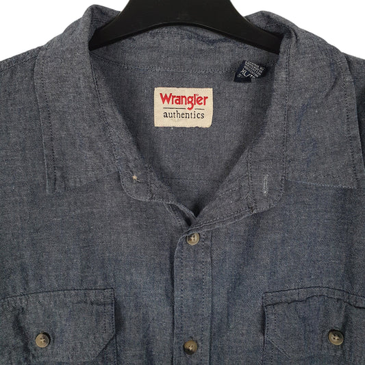 Mens Blue Wrangler Shirt