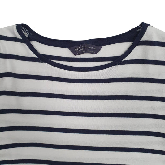 Womens White M&S T Shirt