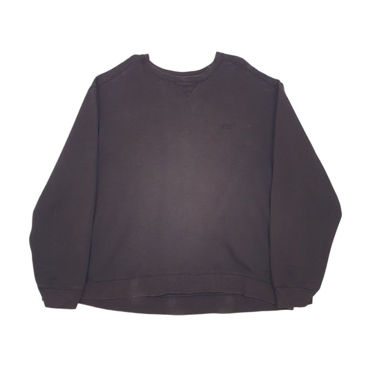 Mens Black Starter Crewneck Jumper