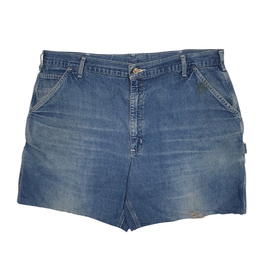 Mens Blue Carhartt Vintage 00s Denim Shorts