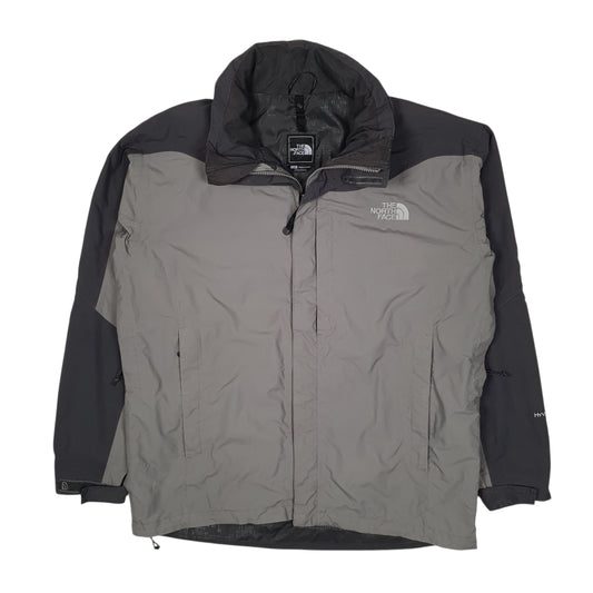 Mens Grey The North Face Hyvent Hoodie Coat