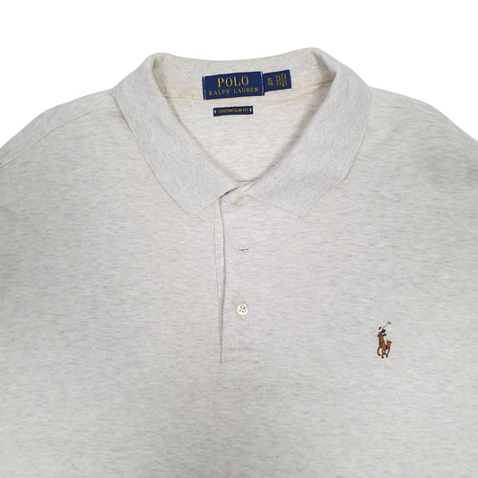Mens Grey Polo Ralph Lauren Polo Shirt