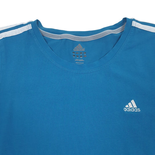 Womens Blue Adidas Active Wear Cardigan T Shirt