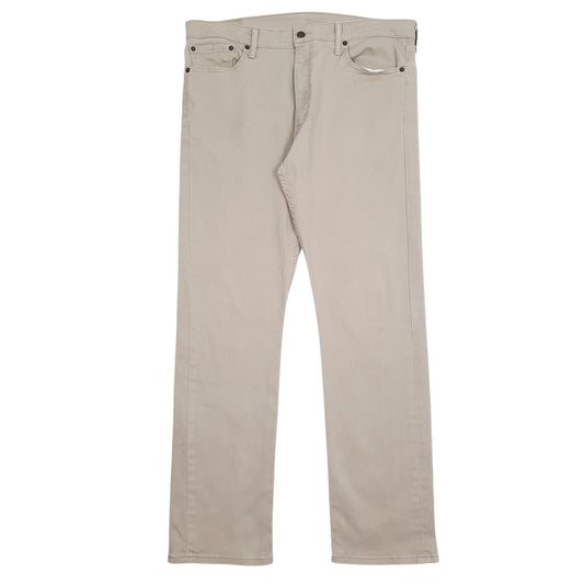 Mens Beige Levis 513 JeansW36 L32