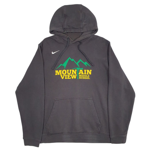 Mens Grey Nike Baggy Hoodie Jumper