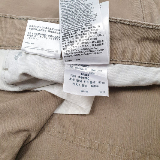 Mens Beige Levis Jeans