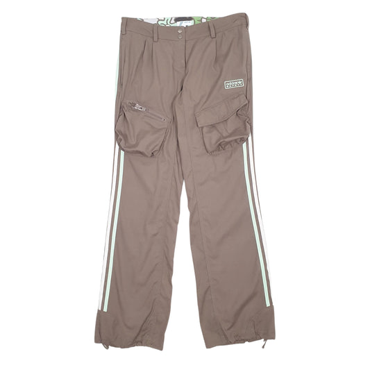Womens Brown Adidas Cargo Trousers
