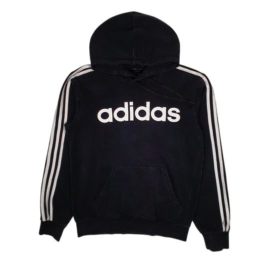 Mens Black Adidas Hoodie Jumper