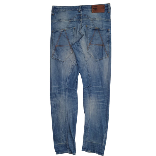 Mens Blue G Star Raw 3D Tapered Jeans