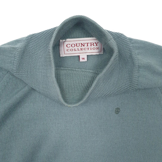 Womens Blue Country Collection Crewneck Jumper