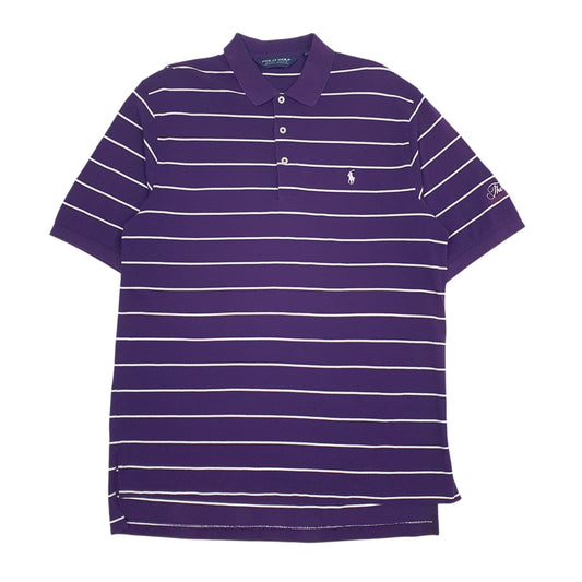 Mens Purple Polo Ralph Lauren Golf Short Sleeve Polo Shirt