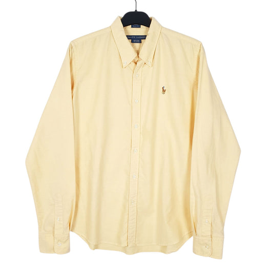 Womens Yellow Ralph Lauren Long Sleeve Shirt