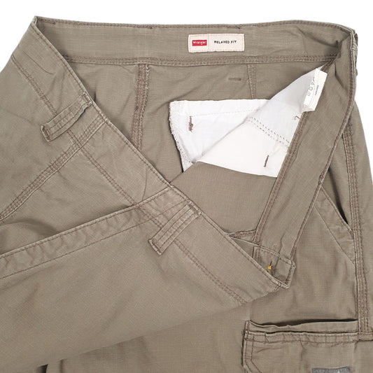 Mens Brown Wrangler Trousers