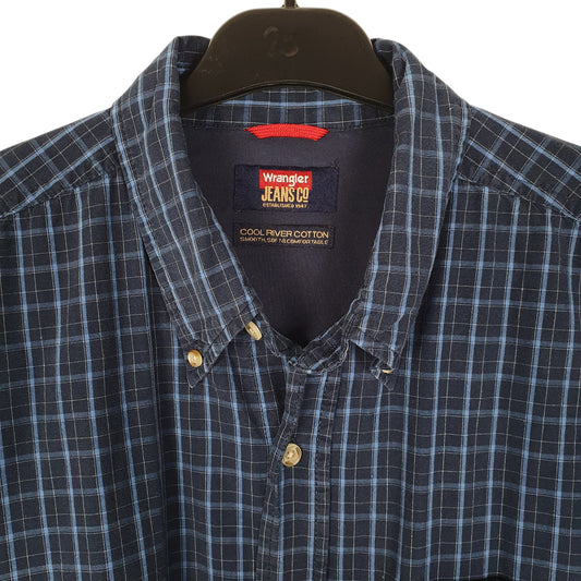 Mens Navy Wrangler Shirt
