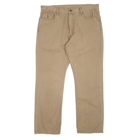 Mens Brown Polo Ralph Lauren Casual JeansW36 L30