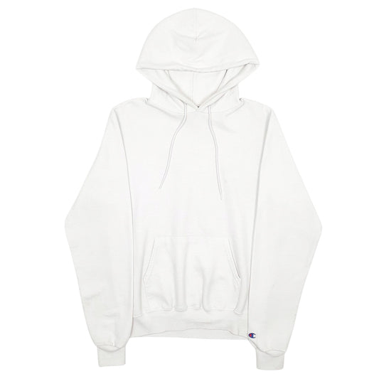 Mens White Champion Hoodie Jumper