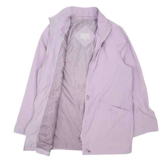 Womens Purple IFW Crewneck Coat