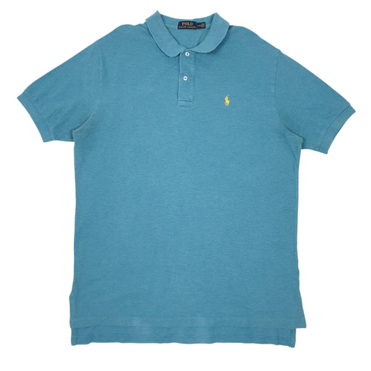 Mens Blue Polo Ralph Lauren Short Sleeve Polo Shirt
