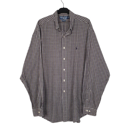 Mens Brown Ralph Lauren Long Sleeve Shirt