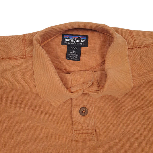 Mens Orange Patagonia Polo Shirt