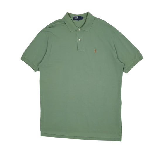 Mens Green Polo Ralph Lauren Short Sleeve Polo Shirt