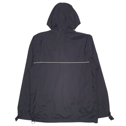 Mens Black Adidas Crewneck Coat