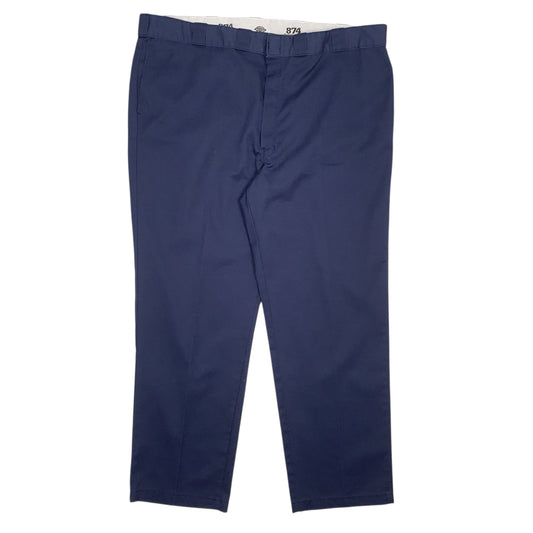 Mens Navy Dickies 874 Workwear Chino Trousers