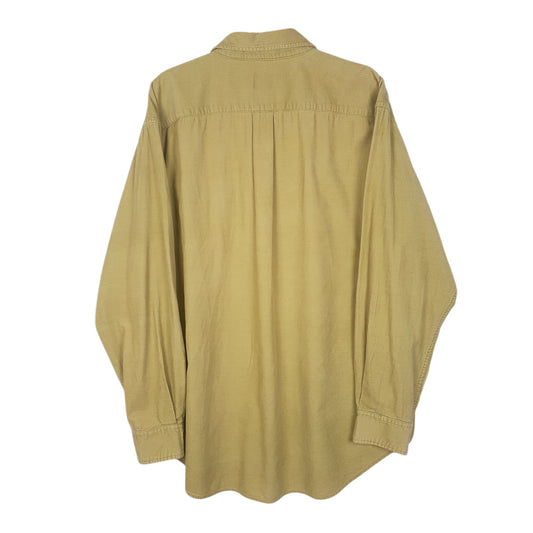 Mens Yellow GAP Corduroy Shirt