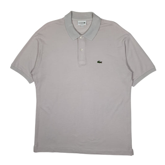Mens Pink Lacoste Short Sleeve Polo Shirt