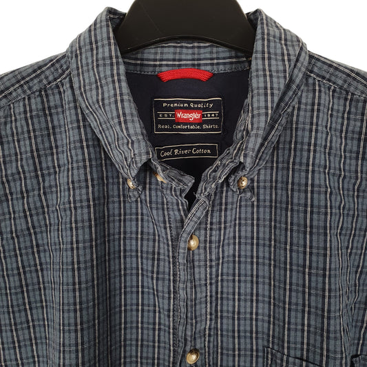Mens Navy Wrangler Shirt