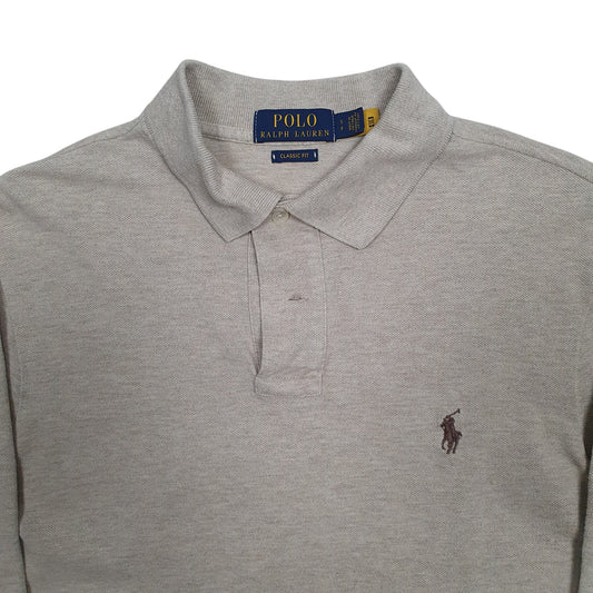 Mens Beige Polo Ralph Lauren Polo Shirt