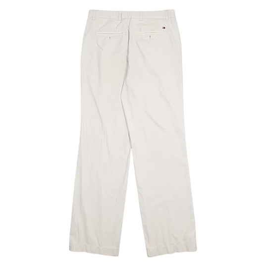 Mens White Tommy Hilfiger Trousers