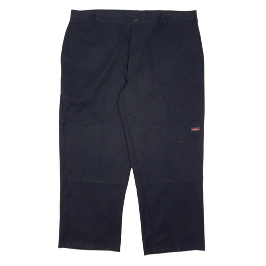 Mens Black Dickies Workwear Chino Trousers
