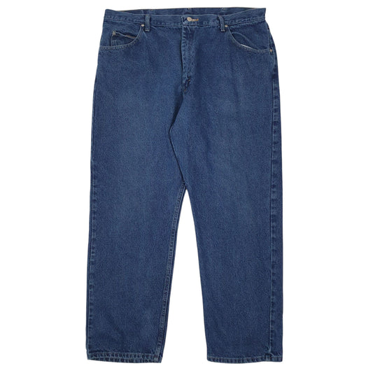 Mens Blue Wrangler Casual JeansW42 L30