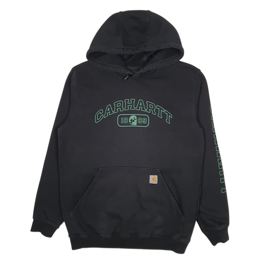 Mens Black Carhartt Hoodie Jumper
