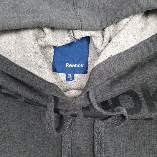 Womens Grey Reebok Hockey Hoodie Jumper