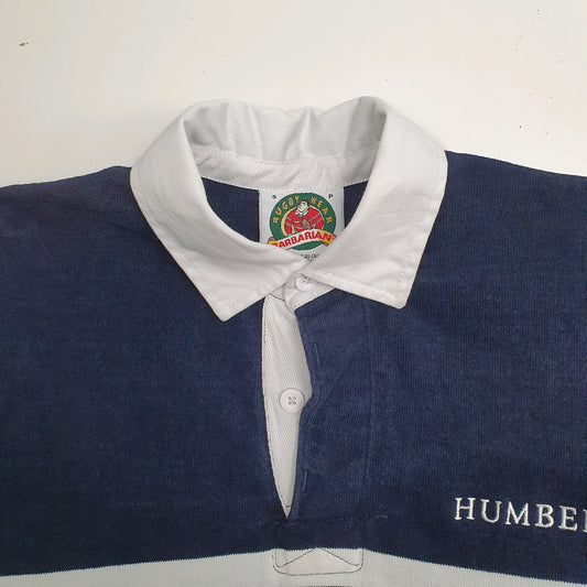 Mens Navy Barbarian Humber Rugby Polo Shirt