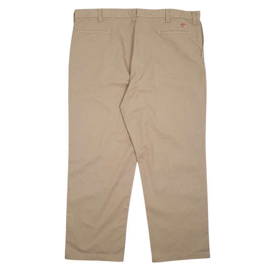 Mens Beige Dickies Workwear Trousers