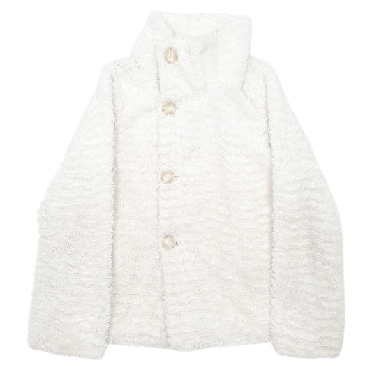 Womens White Patagonia Cardigan Jumper